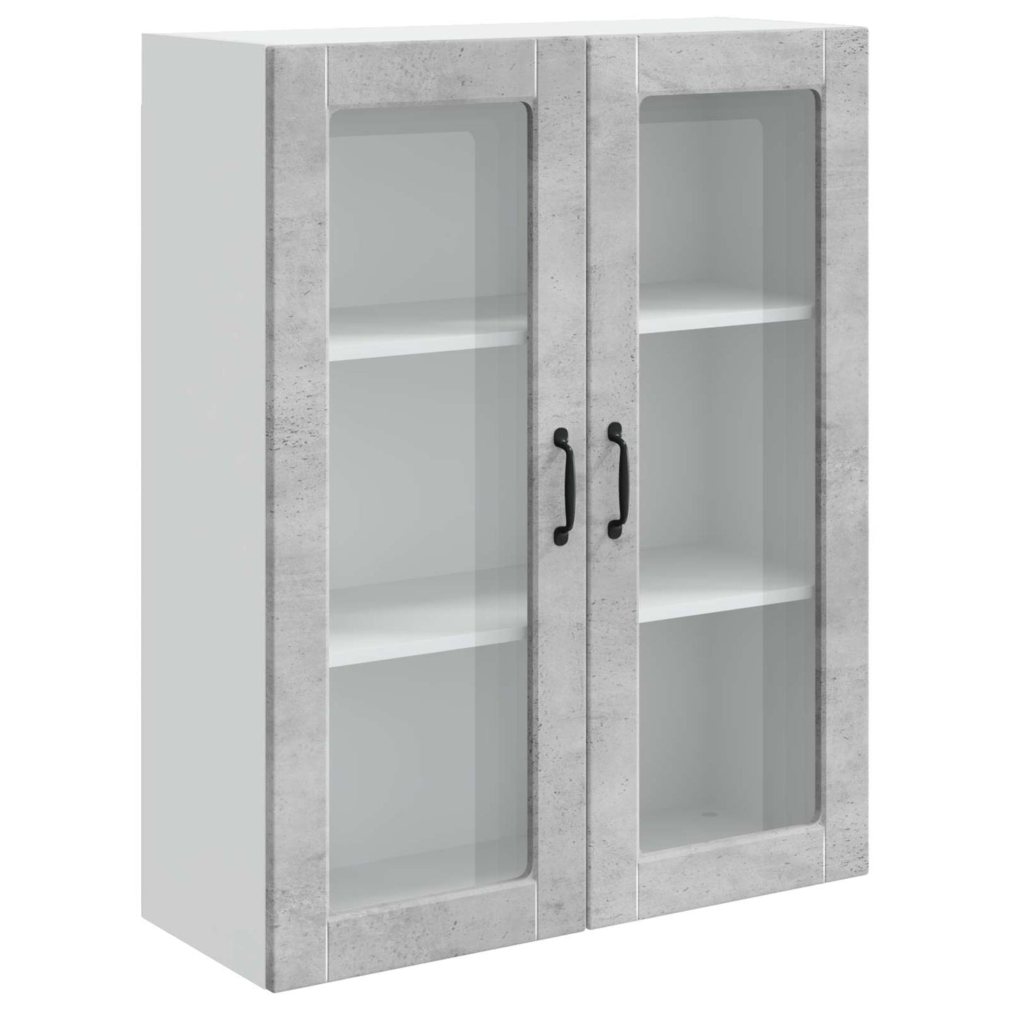 vidaXL Küchenschrank Kalmar Beton Grau 80 x 31 x 100 cm Holzwerkstoff