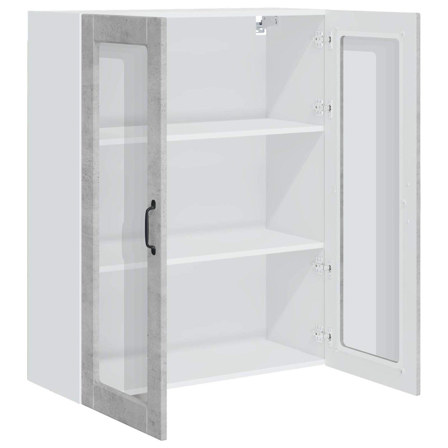 vidaXL Küchenschrank Kalmar Beton Grau 80 x 31 x 100 cm Holzwerkstoff