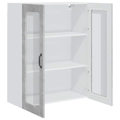 vidaXL Küchenschrank Kalmar Beton Grau 80 x 31 x 100 cm Holzwerkstoff
