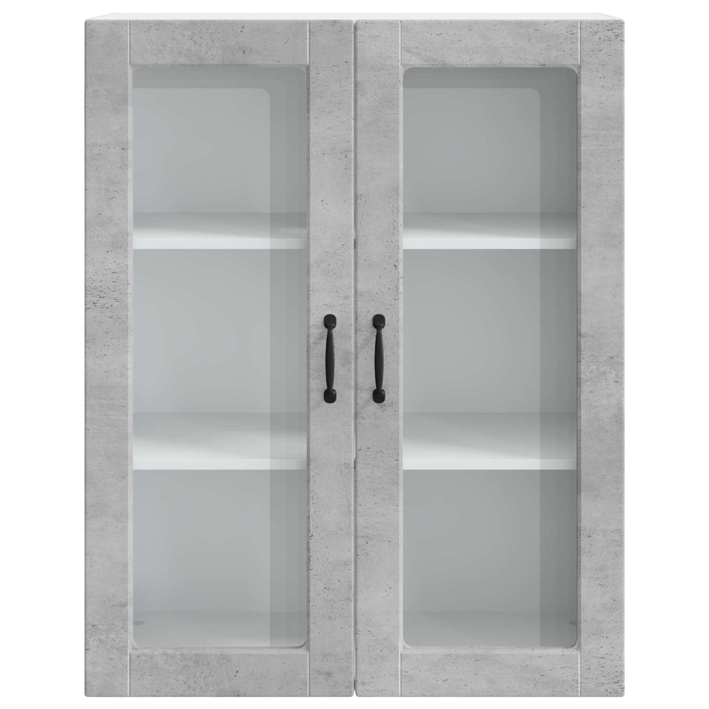 vidaXL Küchenschrank Kalmar Beton Grau 80 x 31 x 100 cm Holzwerkstoff
