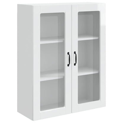 vidaXL Küchenschrank Kalmar Hochglanz Weiß 80 x 31 x 100 cm