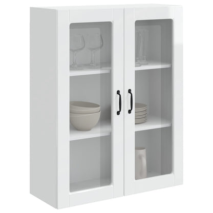 vidaXL Küchenschrank Kalmar Hochglanz Weiß 80 x 31 x 100 cm