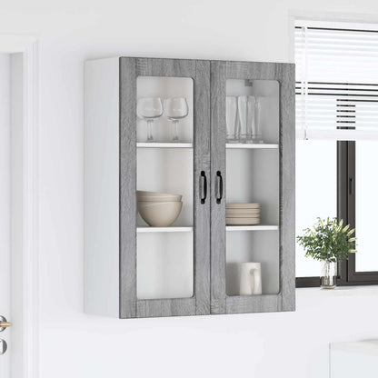 vidaXL Küchenschrank Kalmar Graues Sonoma 80 x 31 x 100 cm