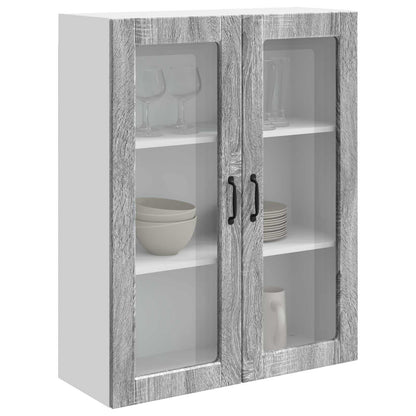 vidaXL Küchenschrank Kalmar Graues Sonoma 80 x 31 x 100 cm
