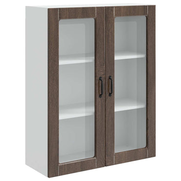 vidaXL Küchenschrank Kalmar Braun Eichen-Optik 80 x 31 x 100 cm