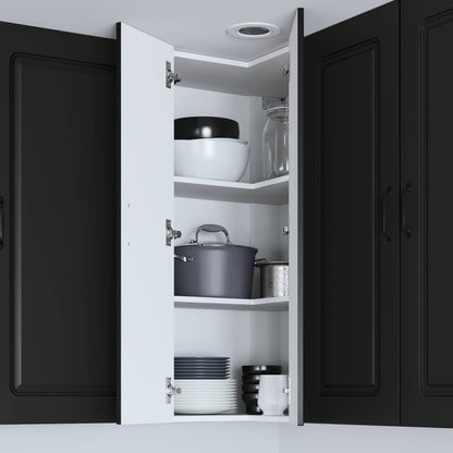 vidaXL Küchenschrank Kalmar Schwarz 57 x 57 x 100 cm Holzwerkstoff