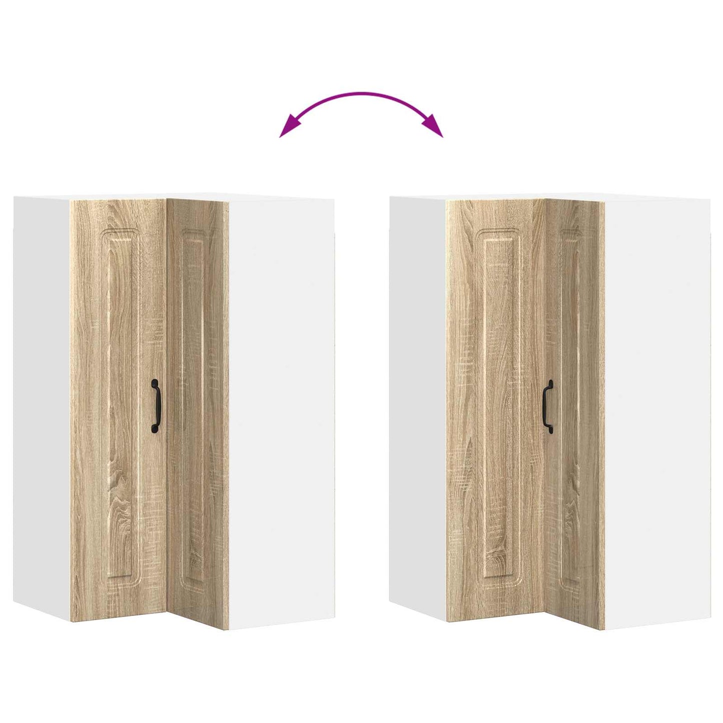 Küchenschrank mit Speicher Kalmar Sonoma-Eiche 57 x 57 x 100 cm