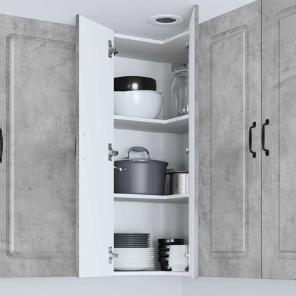 vidaXL Küchenschrank Kalmar Beton Grau 57 x 57 x 100 cm Holzwerkstoff