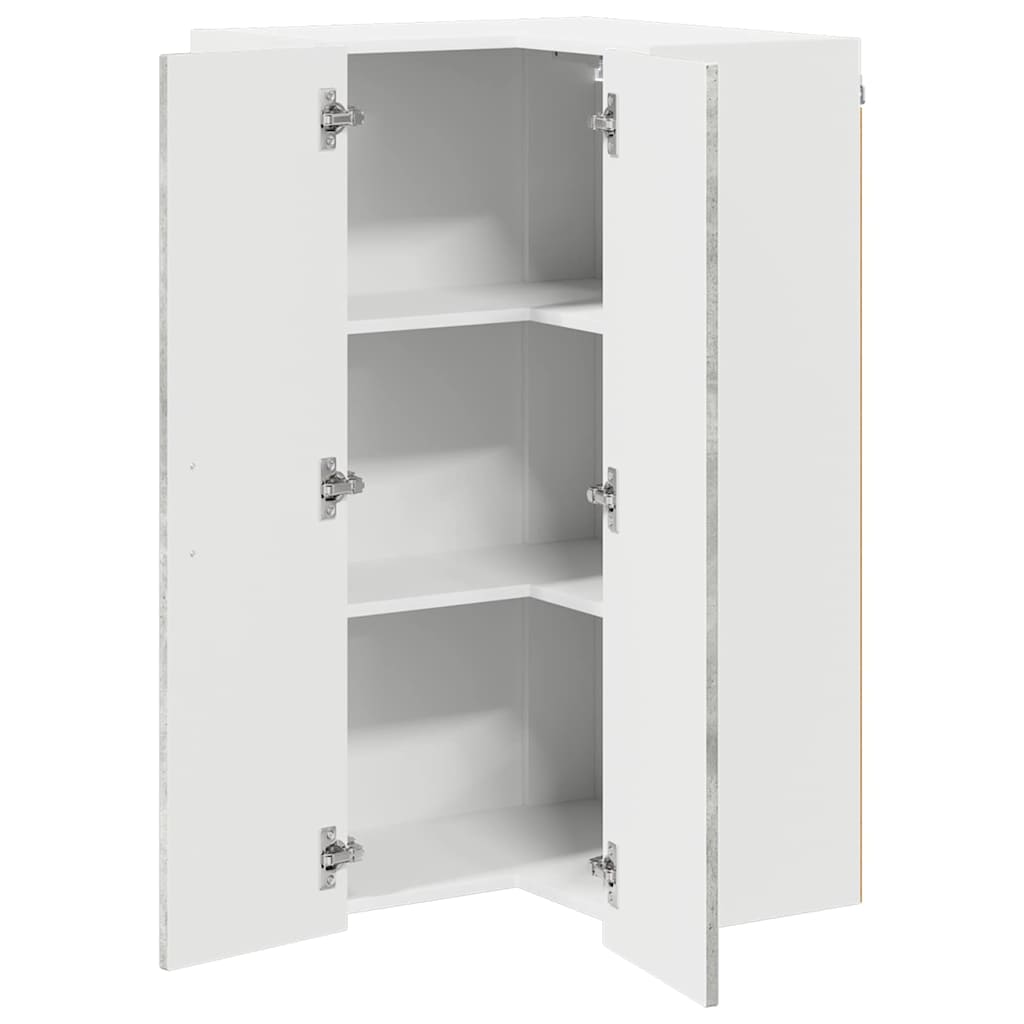 vidaXL Küchenschrank Kalmar Beton Grau 57 x 57 x 100 cm Holzwerkstoff