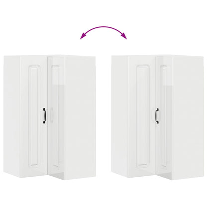 Küchenschrank Kalmar Hochglanz Weiß 57 x 57 x 100 cm