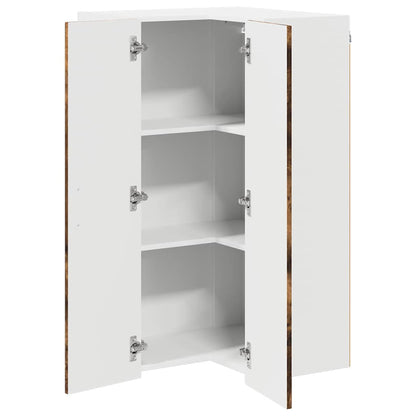 vidaXL Küchenschrank Kalmar Geräucherte Eiche 57 x 57 x 100 cm