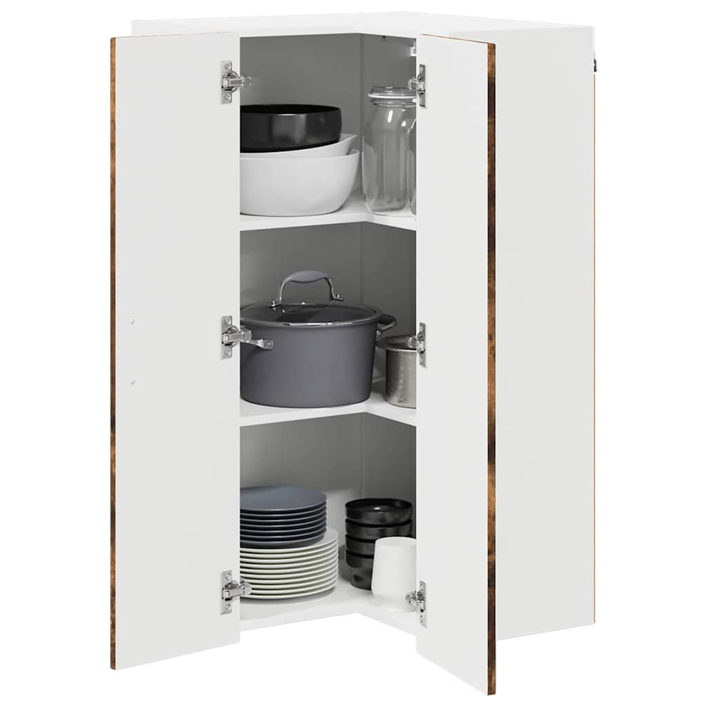 vidaXL Küchenschrank Kalmar Geräucherte Eiche 57 x 57 x 100 cm