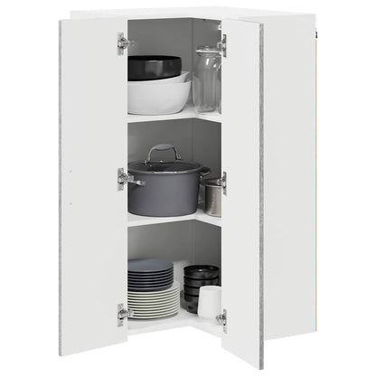vidaXL Küchenschrank Kalmar Graues Sonoma 57 x 57 x 100 cm