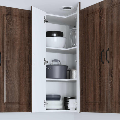 vidaXL Küchenschrank Kalmar Braun Eichen-Optik 57 x 57 x 100 cm