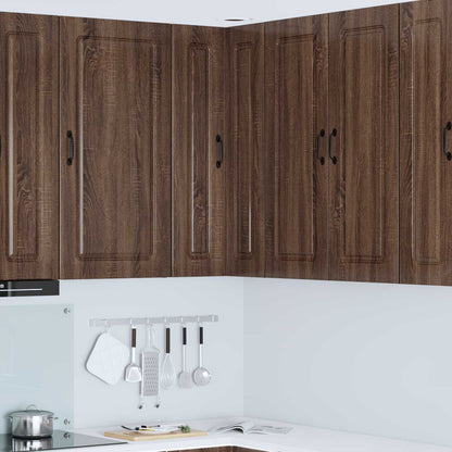 vidaXL Küchenschrank Kalmar Braun Eichen-Optik 57 x 57 x 100 cm