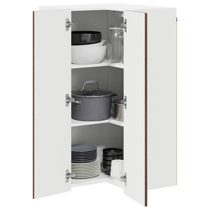 vidaXL Küchenschrank Kalmar Braun Eichen-Optik 57 x 57 x 100 cm