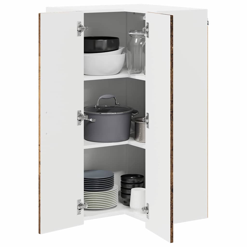 vidaXL Küchenschrank Kalmar Altholz 57 x 57 x 100 cm Holzwerkstoff