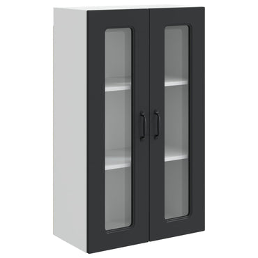 vidaXL Küchenschrank Kalmar Schwarz 60 x 31 x 100 cm Holzwerkstoff