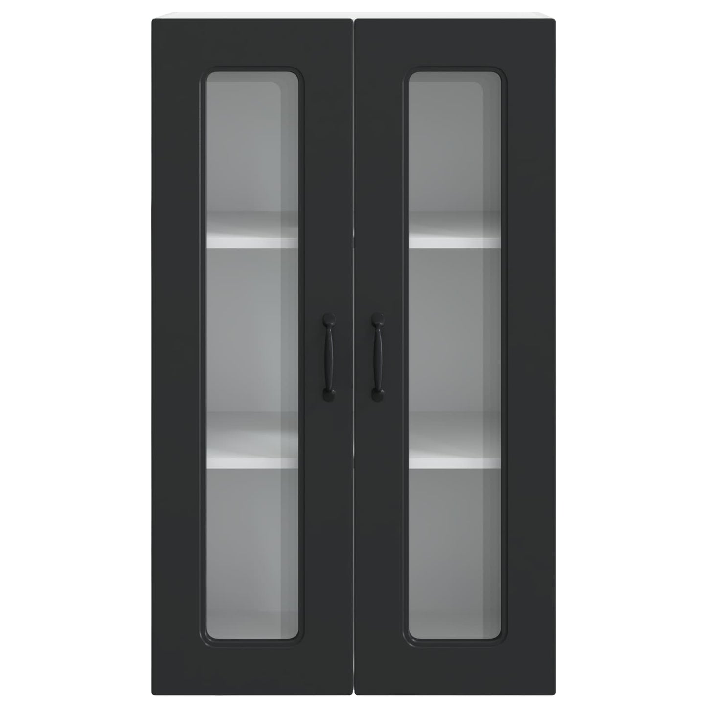 vidaXL Küchenschrank Kalmar Schwarz 60 x 31 x 100 cm Holzwerkstoff