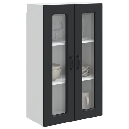 vidaXL Küchenschrank Kalmar Schwarz 60 x 31 x 100 cm Holzwerkstoff