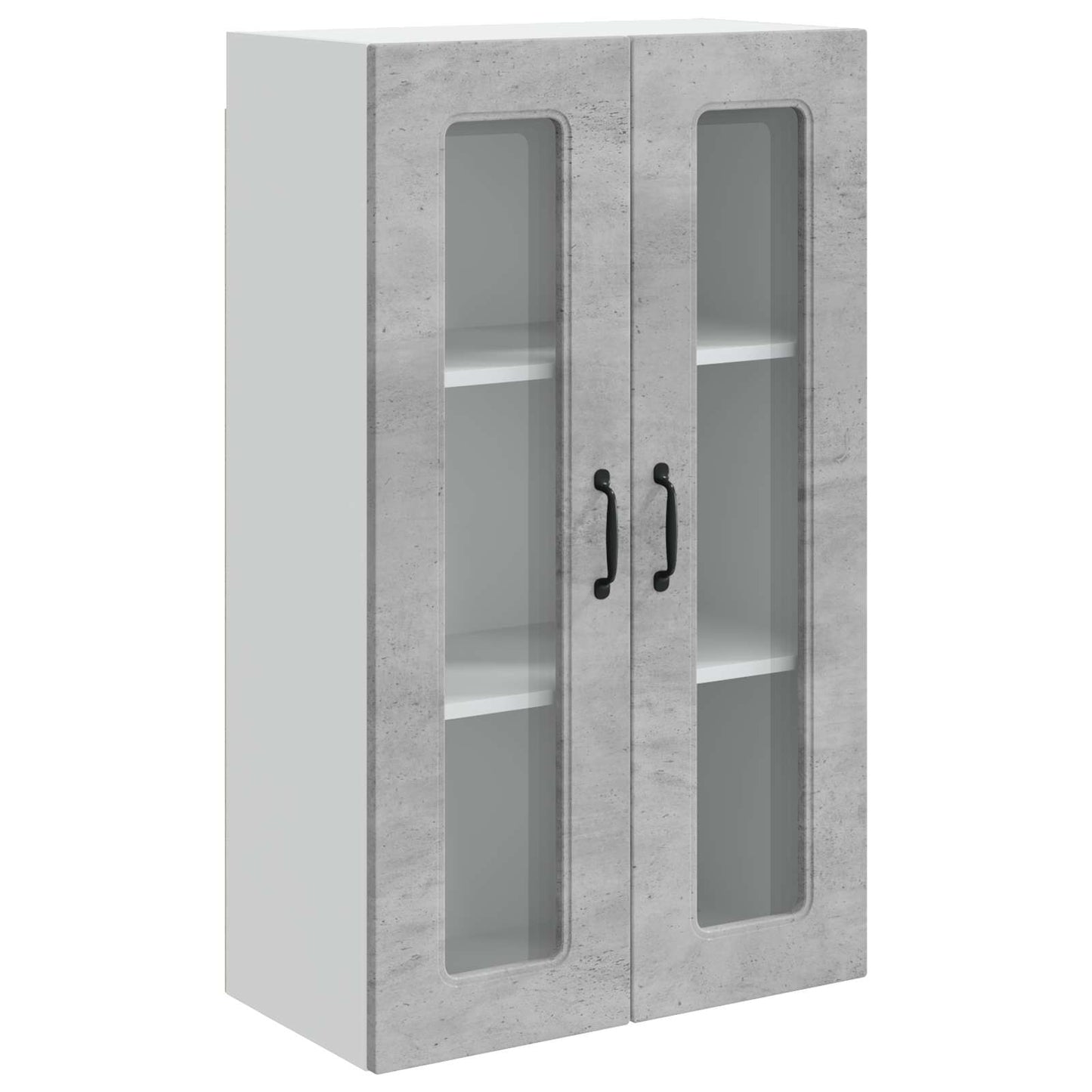 vidaXL Küchenschrank Kalmar Beton Grau 60 x 31 x 100 cm Holzwerkstoff