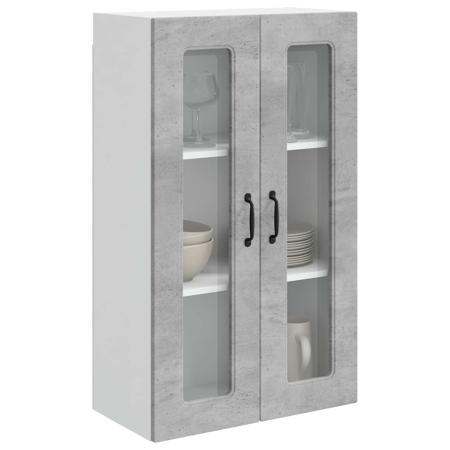 vidaXL Küchenschrank Kalmar Beton Grau 60 x 31 x 100 cm Holzwerkstoff