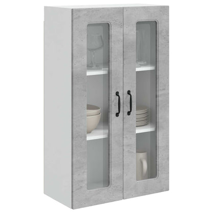 vidaXL Küchenschrank Kalmar Beton Grau 60 x 31 x 100 cm Holzwerkstoff
