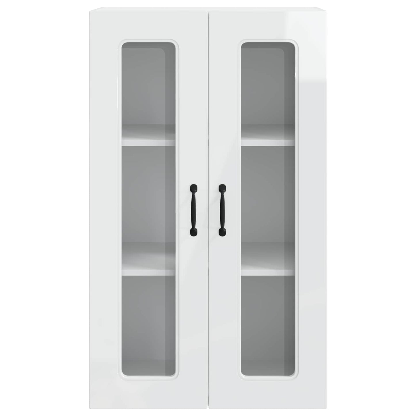 vidaXL Küchenschrank Kalmar Hochglanz Weiß 60 x 31 x 100 cm
