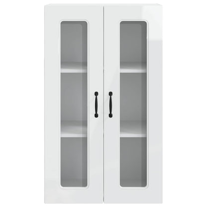 vidaXL Küchenschrank Kalmar Hochglanz Weiß 60 x 31 x 100 cm