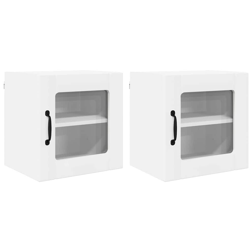 vidaXL Küchenschrank 2 pcs Weiß 40 x 31 x 40 cm Holzwerkstoff