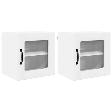 vidaXL Küchenschrank 2 pcs Weiß 40 x 31 x 40 cm Holzwerkstoff