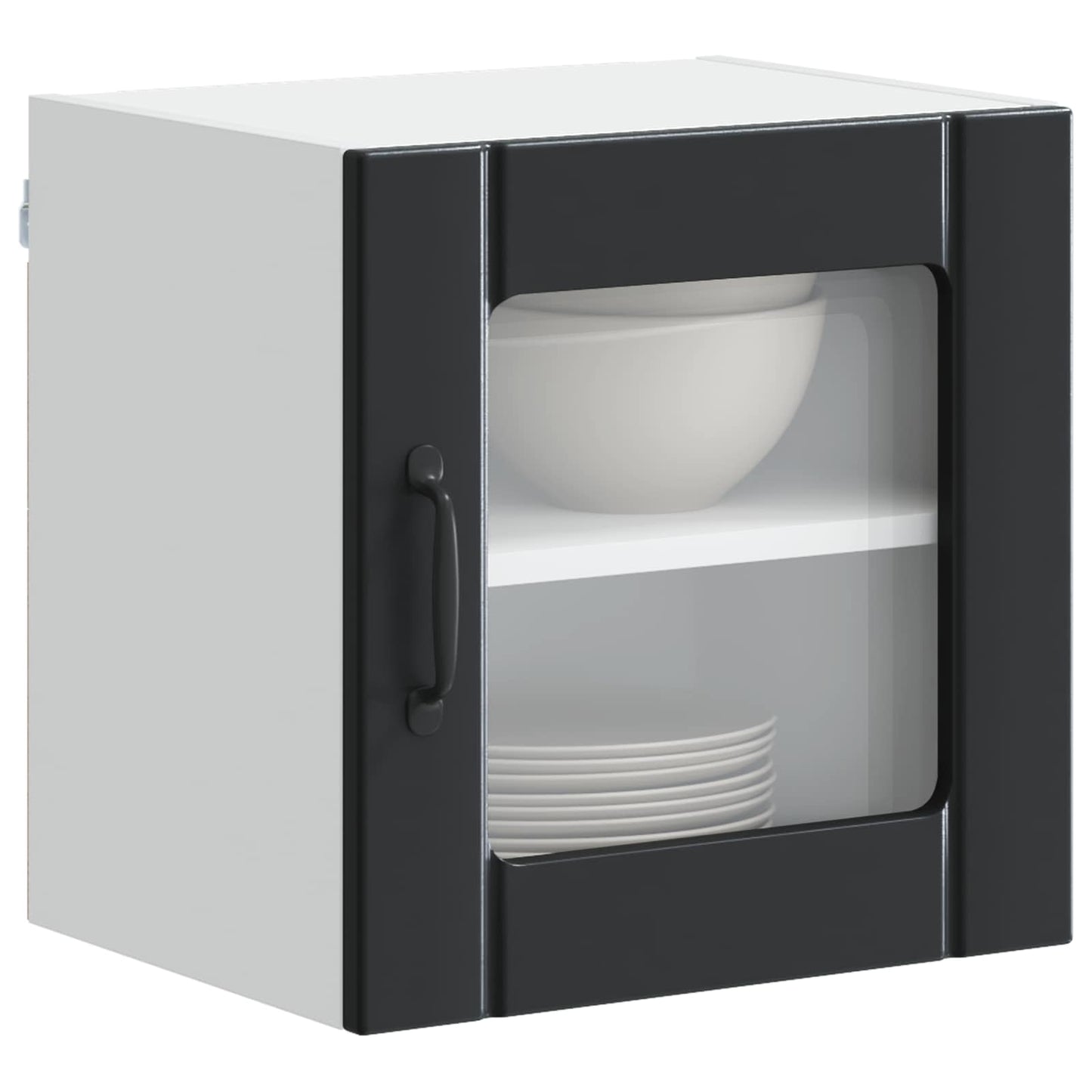 vidaXL Küchenschrank Schwarz 40 x 31 x 40 cm Holzwerkstoff
