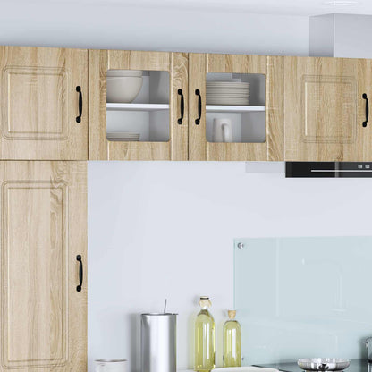 vidaXL Küchenschrank 2 pcs Sonoma-Eiche 40 x 31 x 40 cm Holzwerkstoff