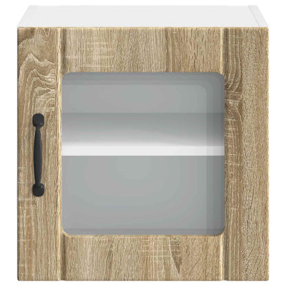 vidaXL Küchenschrank 2 pcs Sonoma-Eiche 40 x 31 x 40 cm Holzwerkstoff