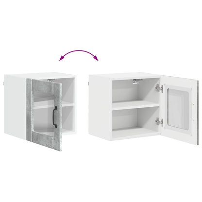 vidaXL Küchenschrank Lucca Beton Grau 40 x 31 x 40 cm Holzwerkstoff