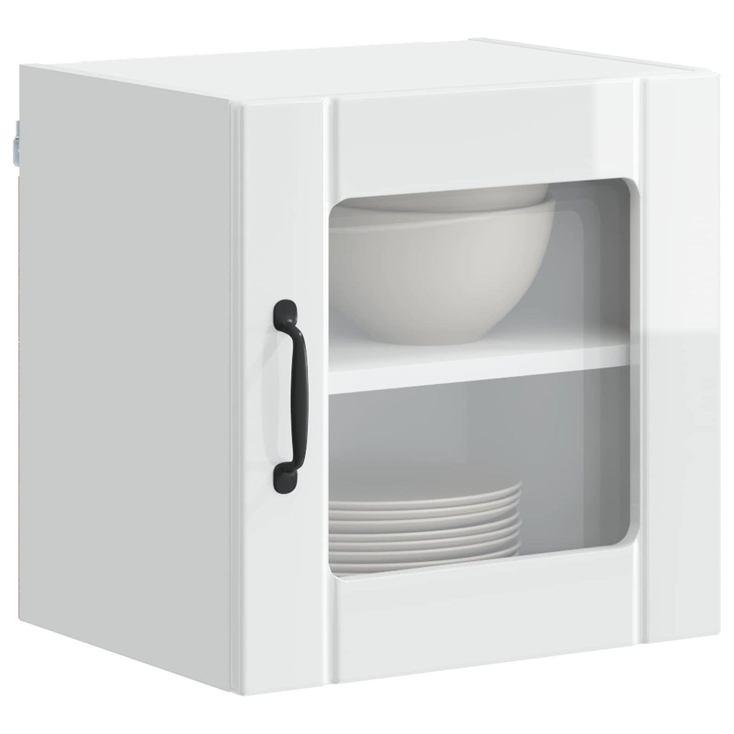 vidaXL Küchenschrank Hochglanz Weiß 40 x 31 x 40 cm Holzwerkstoff