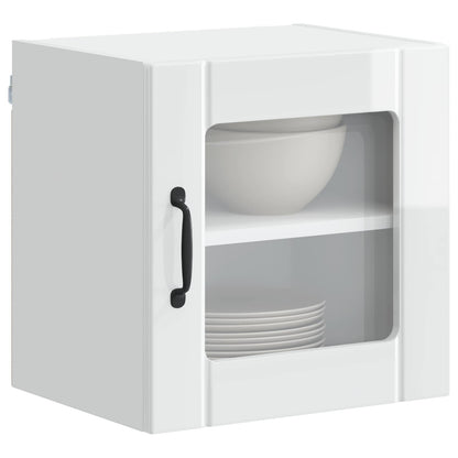 vidaXL Küchenschrank Hochglanz Weiß 40 x 31 x 40 cm Holzwerkstoff
