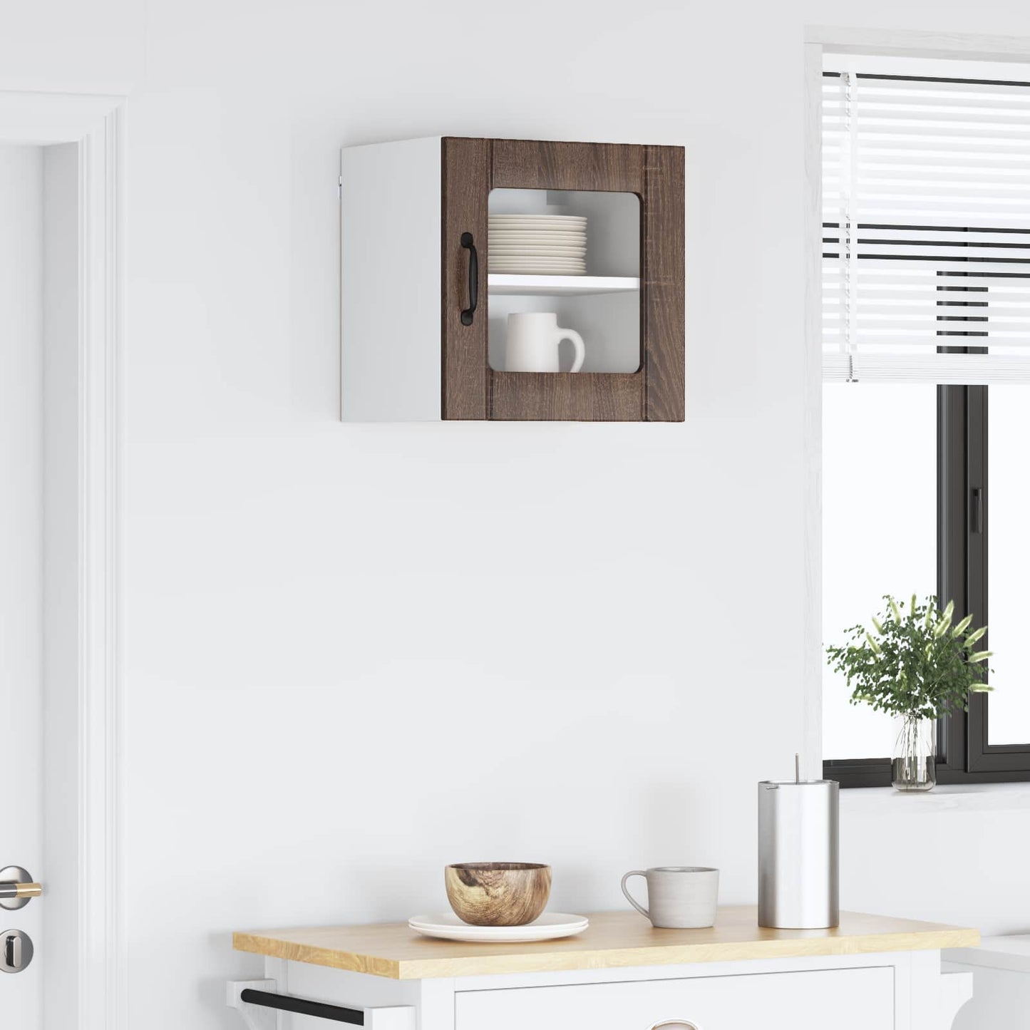 vidaXL Küchenschrank Braun Eichen-Optik 40 x 31 x 40 cm Holzwerkstoff