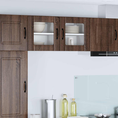 Küchenschrank 2 pcs Braun Eichen-Optik 40 x 31 x 40 cm