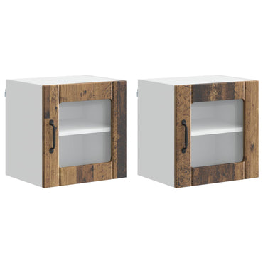 vidaXL Küchenschrank 2 pcs Altholz 40 x 31 x 40 cm Holzwerkstoff