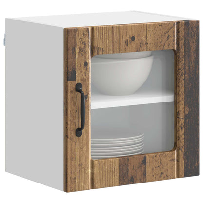 vidaXL Küchenschrank 2 pcs Altholz 40 x 31 x 40 cm Holzwerkstoff