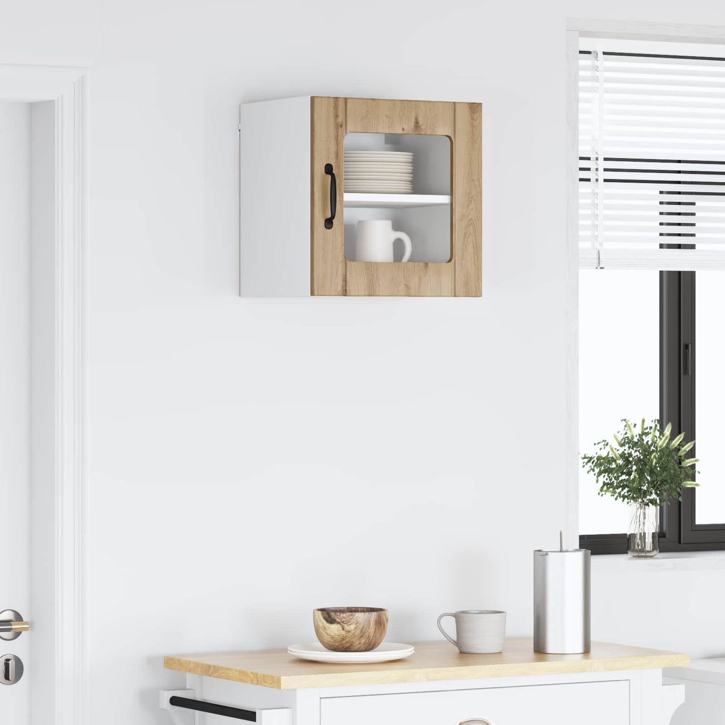 vidaXL Küchenschrank Artisan-Eiche 40 x 31 x 40 cm Holzwerkstoff