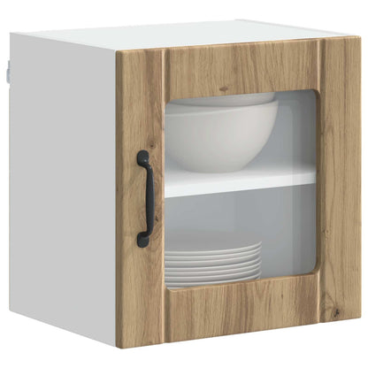 vidaXL Küchenschrank 2 pcs Artisan-Eiche 40 x 31 x 40 cm Holzwerkstoff