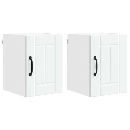 vidaXL Küchenschrank 2 pcs Weiß 30 x 31 x 40 cm Holzwerkstoff
