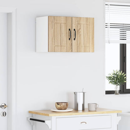 vidaXL Küchenschrank 2 pcs Sonoma-Eiche 30 x 31 x 40 cm Holzwerkstoff