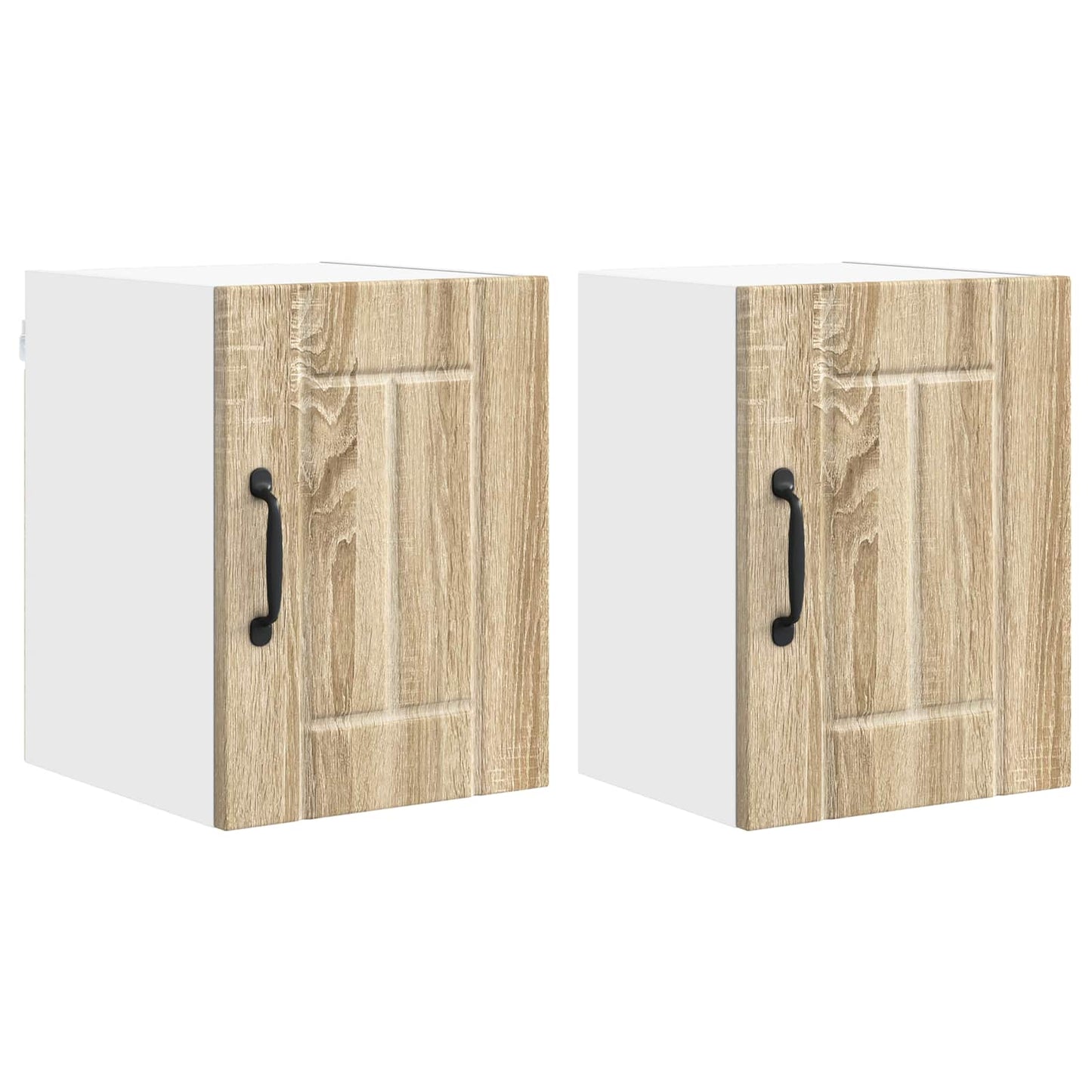 vidaXL Küchenschrank 2 pcs Sonoma-Eiche 30 x 31 x 40 cm Holzwerkstoff