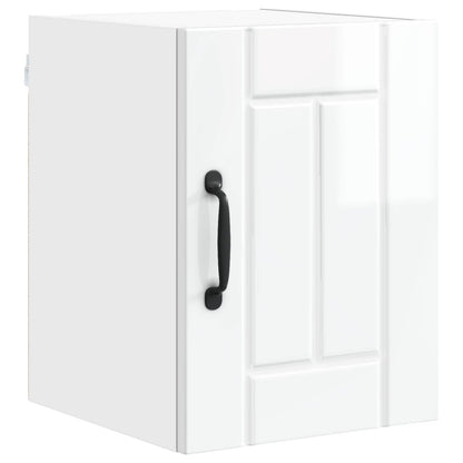 vidaXL Küchenschrank 2 pcs Hochglanz Weiß 30 x 31 x 40 cm