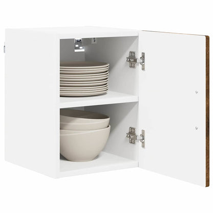 vidaXL Küchenschrank 2 pcs Geräucherte Eiche 30 x 31 x 40 cm