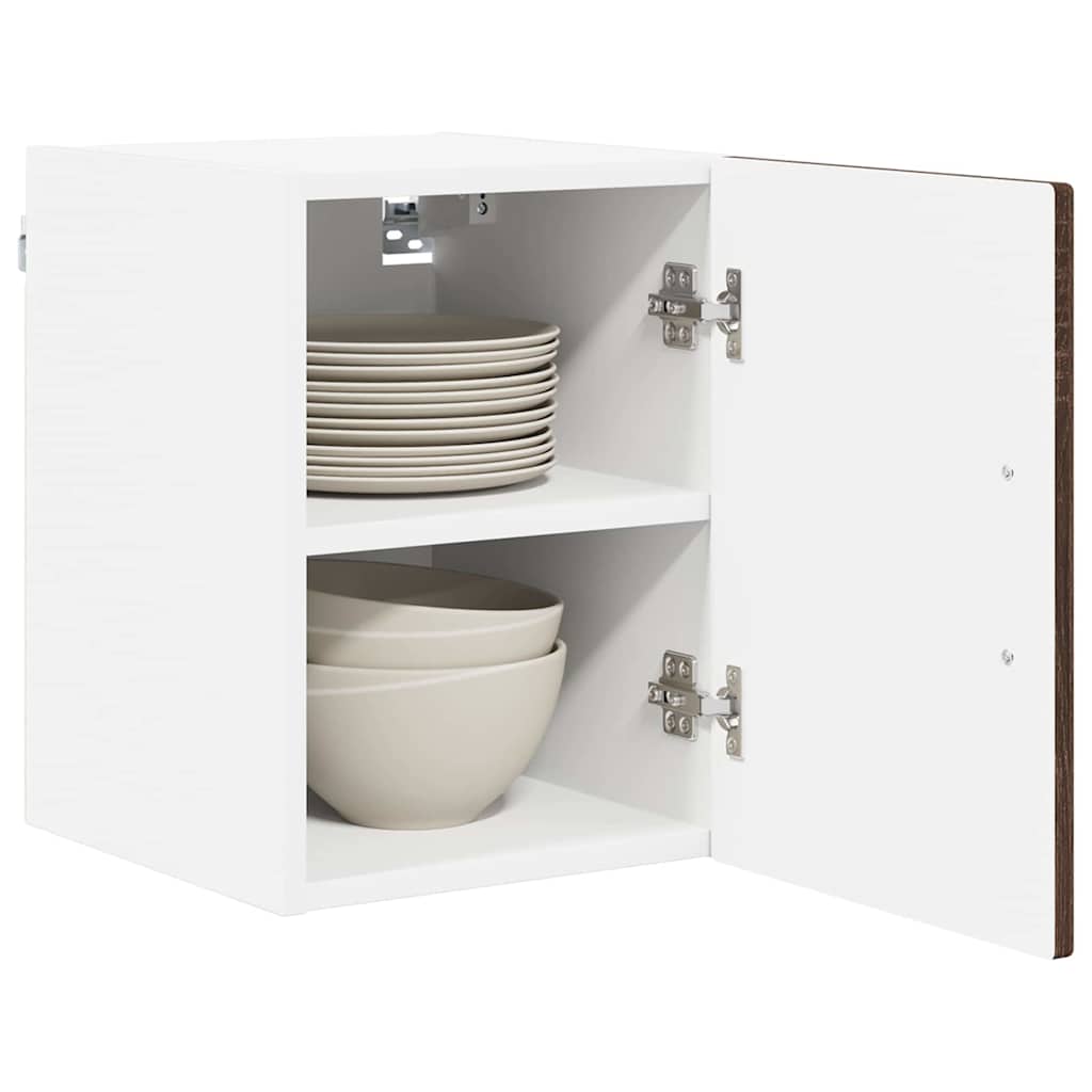 vidaXL Küchenschrank 2 pcs Braun Eichen-Optik 30 x 31 x 40 cm