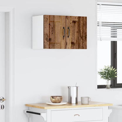 vidaXL Küchenschrank 2 pcs Altholz 30 x 31 x 40 cm Holzwerkstoff